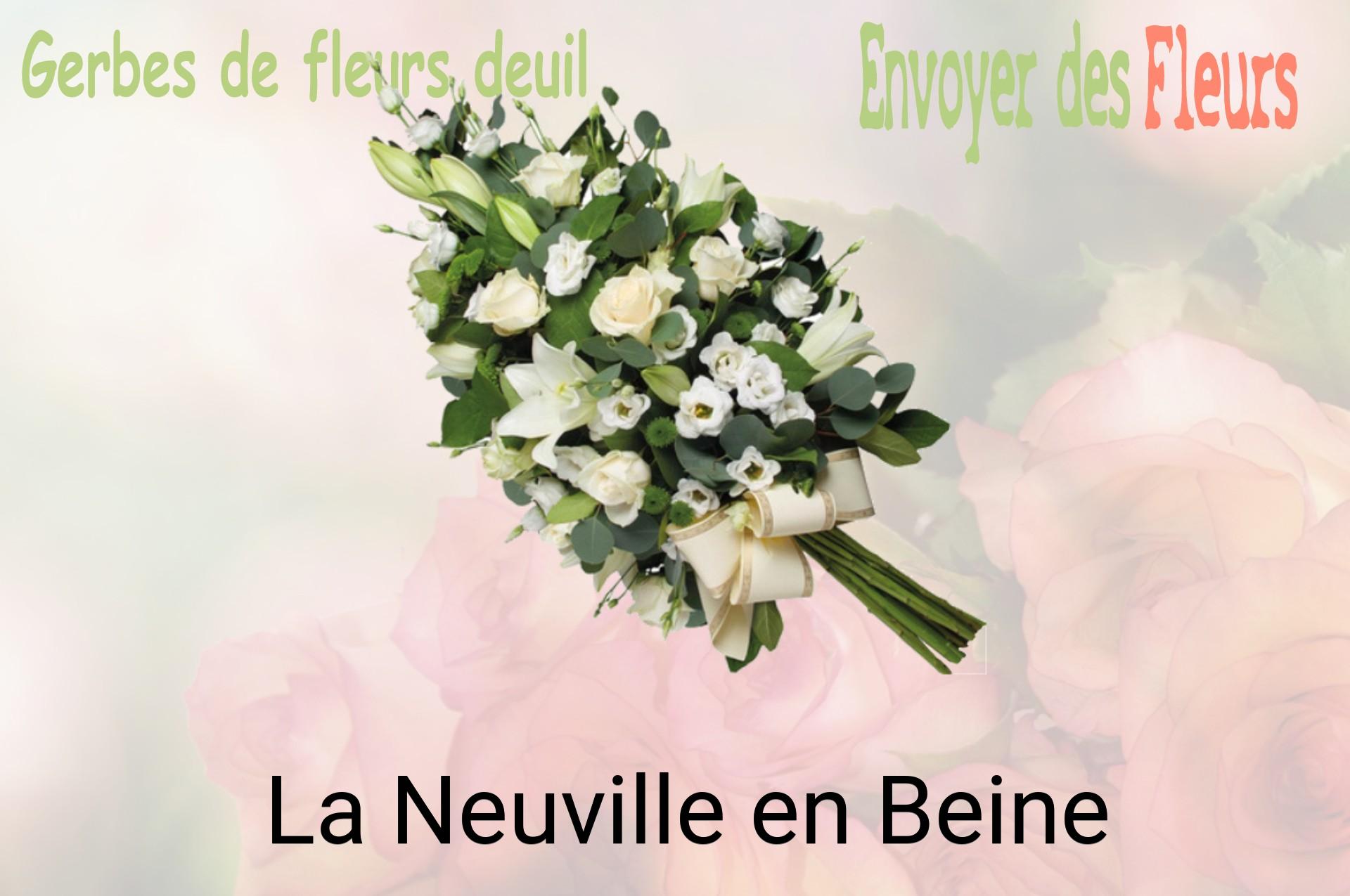Gerbe de fleurs de deuil livrée à La Neuville-en-Beine